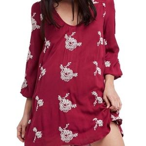 FREE PEOPLE - Embroidered Austin Dress - XSMALL